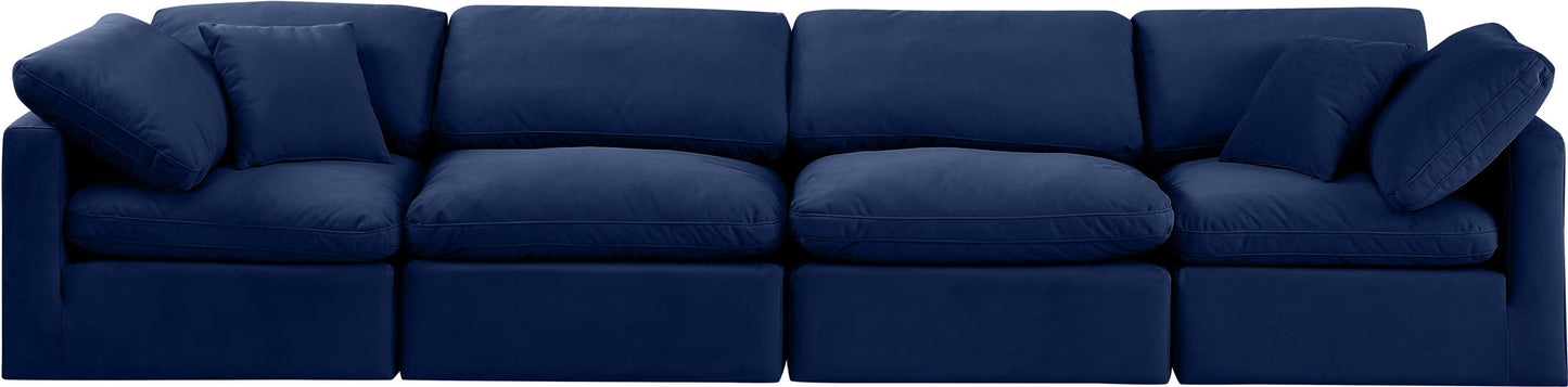 Indulge - Velvet 4 Seat Modular Sofa
