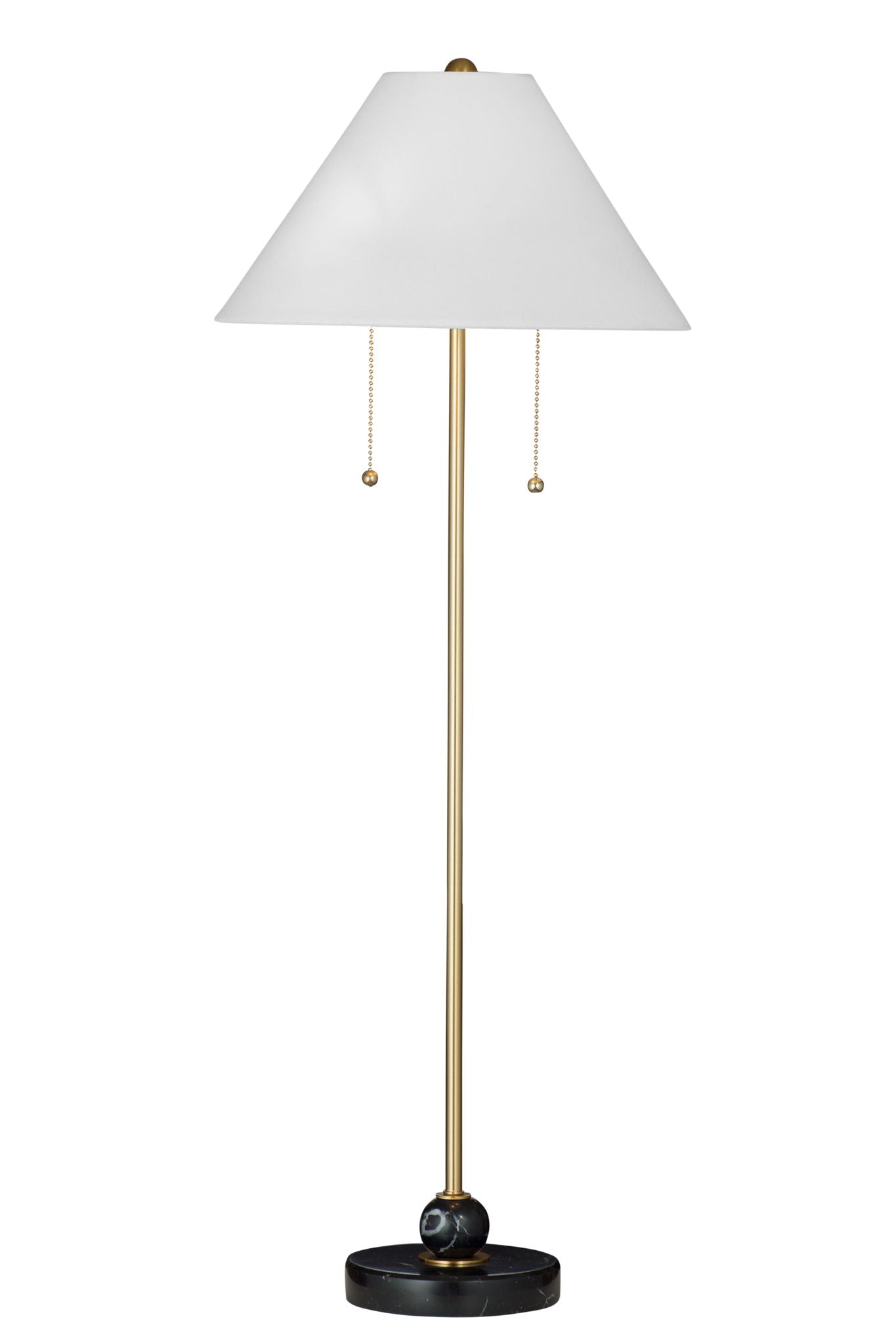 Winfield - Table Lamp - White / Brass