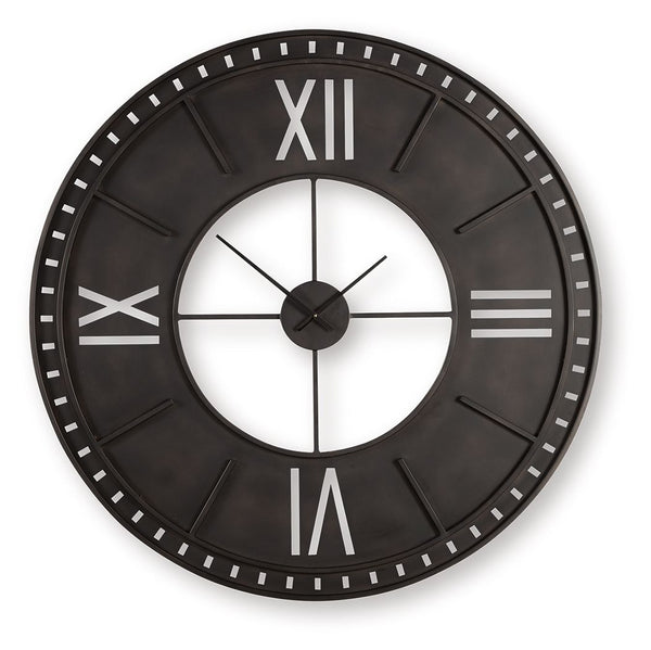 Lytle - Wall Clock - Antique Brown