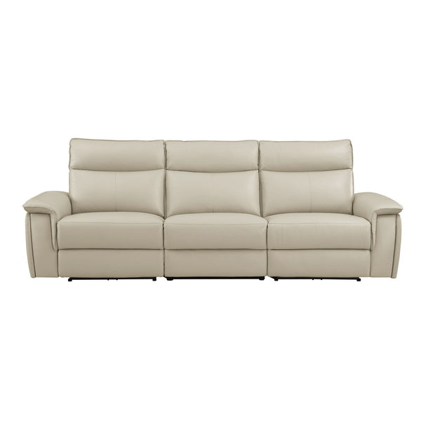 Maroni Power Double Reclining Sofa with Power Headrests
