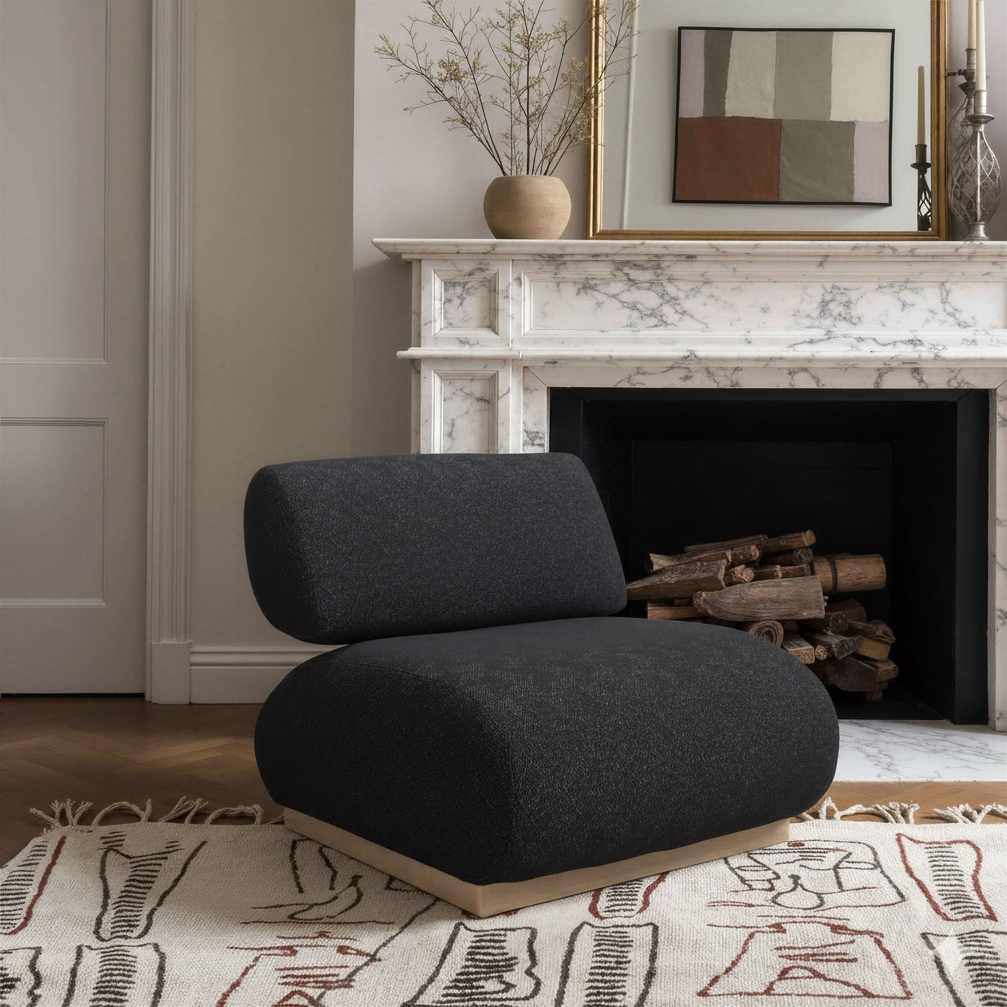 Barsa - Accent Chair - Black