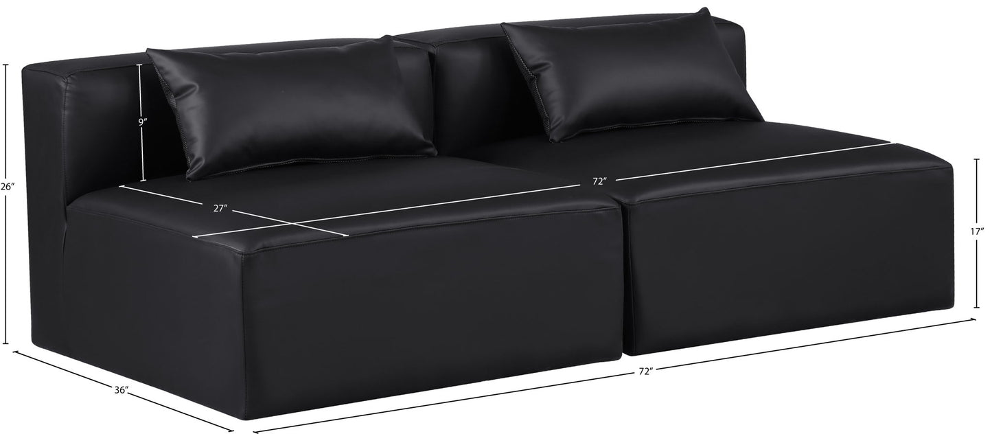 Cube - Modular 2 Seat Armless Sofa