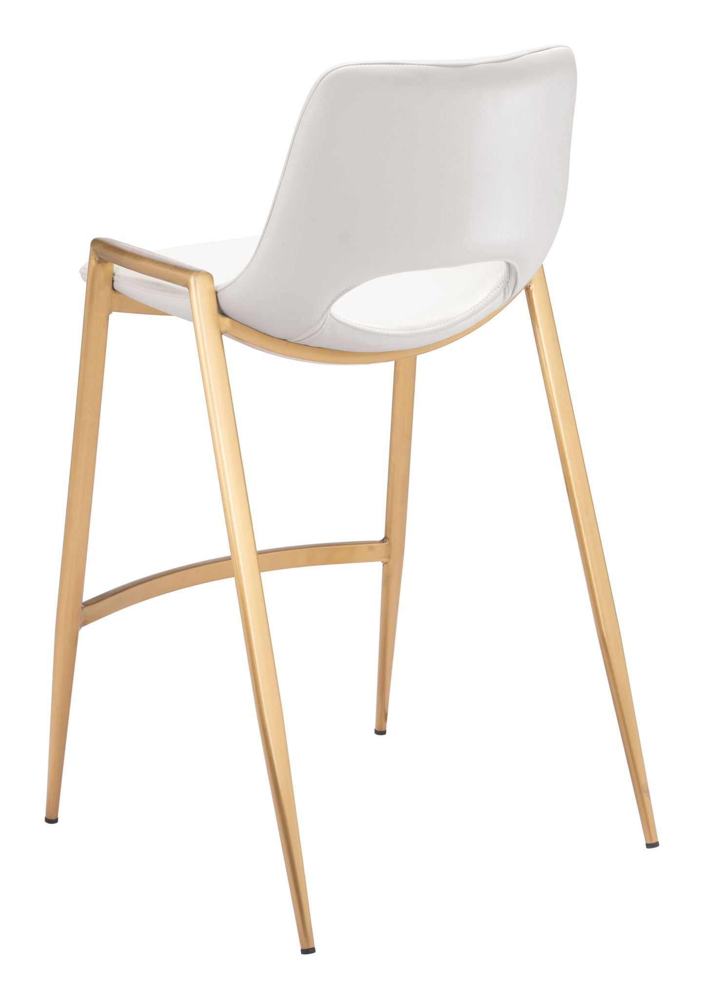 Desi - Counter Stool With Gold Legs (Set of 2)
