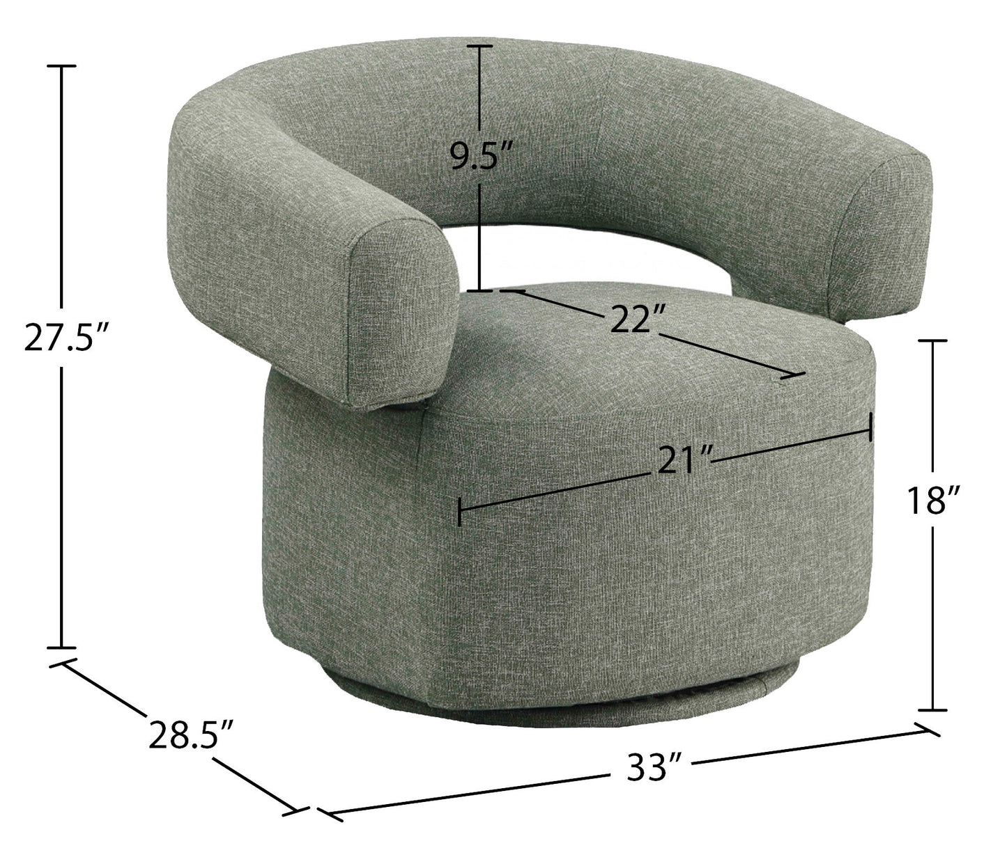 Niya - Swivel Accent Chair