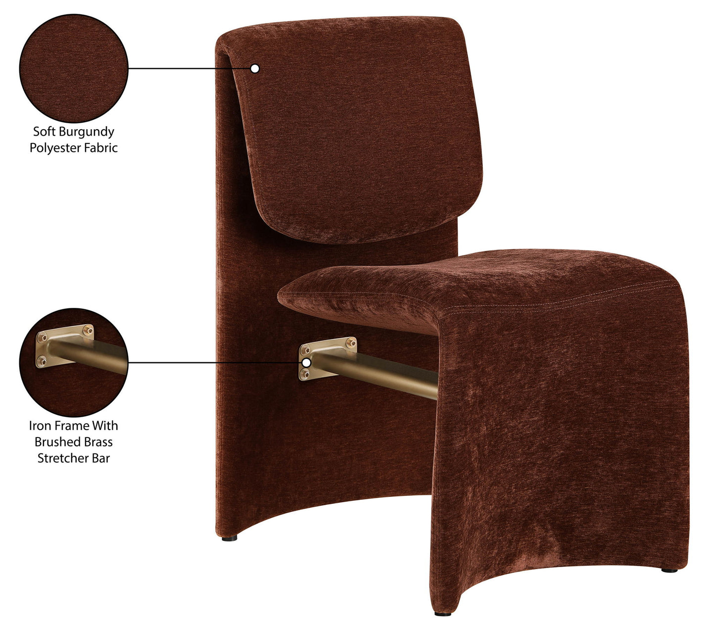 Slique - Performance Fabric Upholstered Dining Chair (Set of 2)
