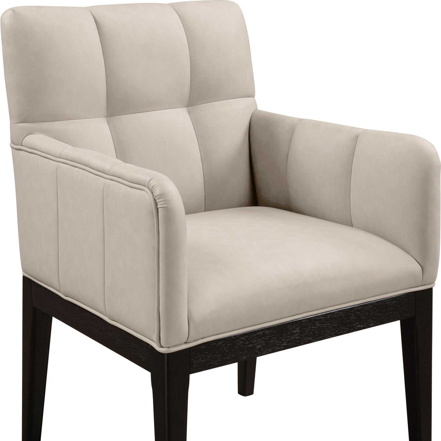Adrian - Dining Arm Chair (Set of 2) - Black Legs
