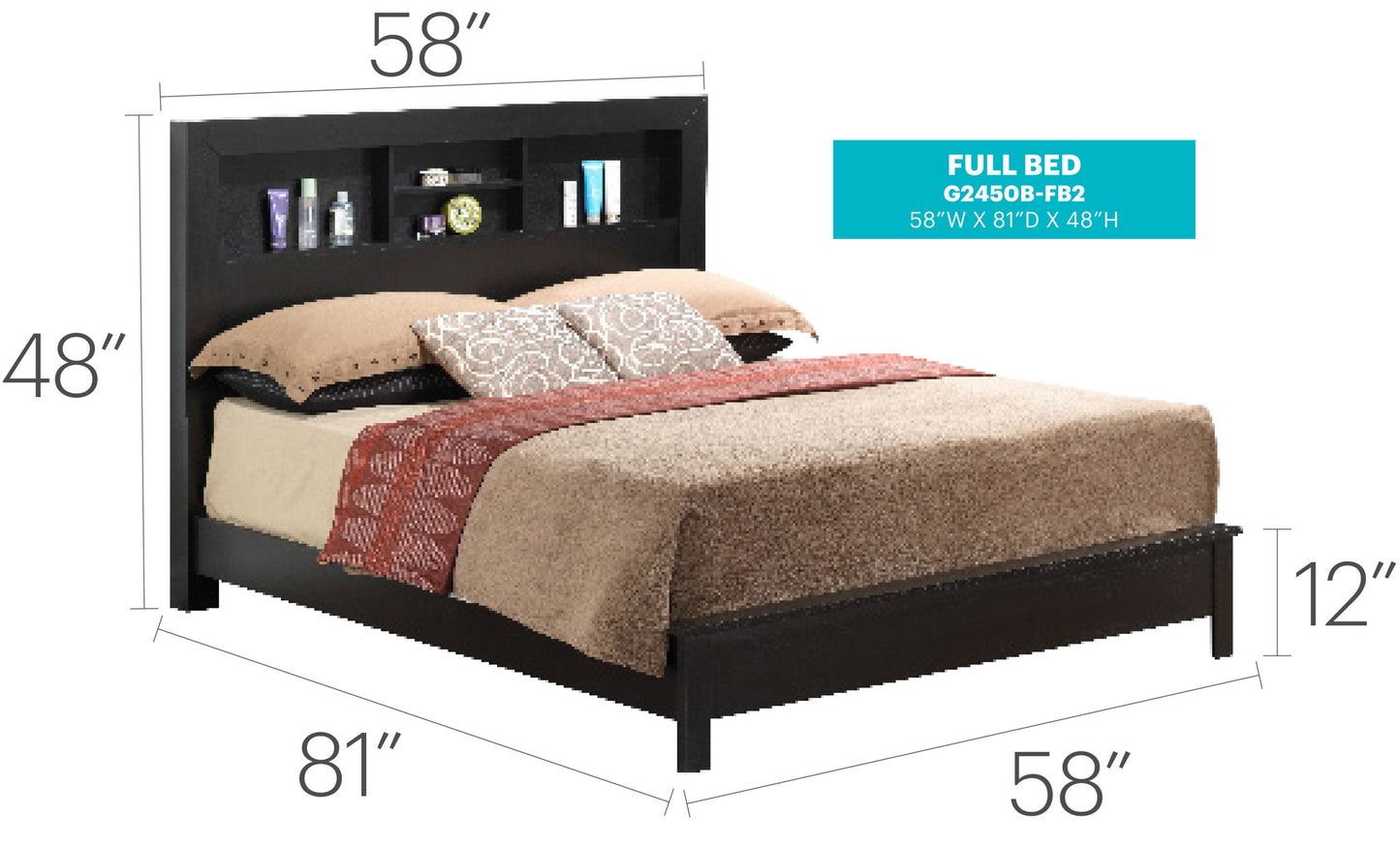 Glory Furniture - Burlington - Bed