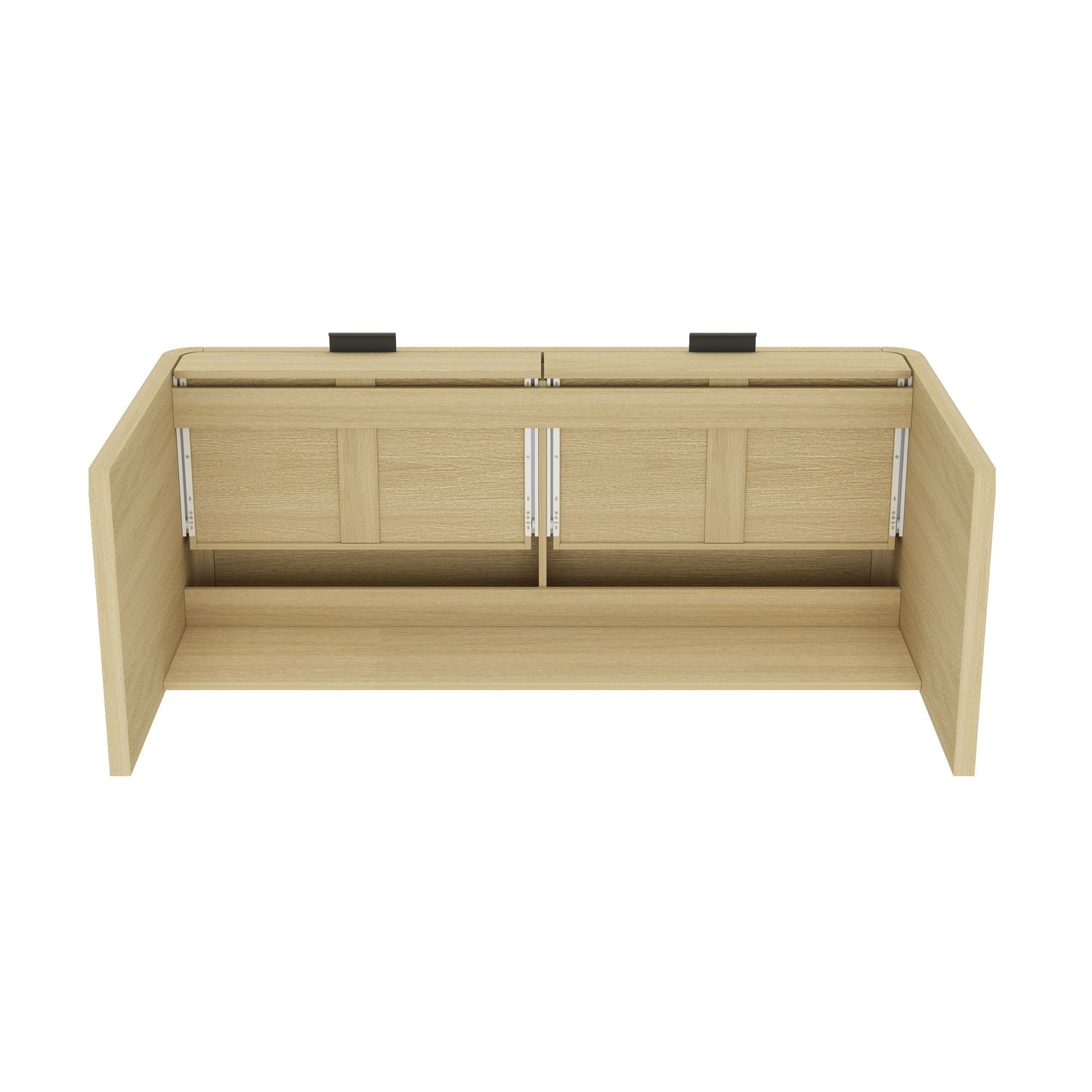 Grace - 2-Drawer Office Desk - Natural Oak
