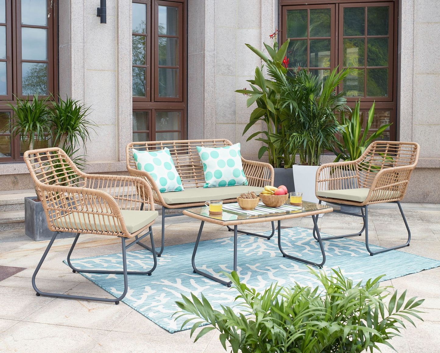 Manhattan Antibes - 4-Piece Conversation Set