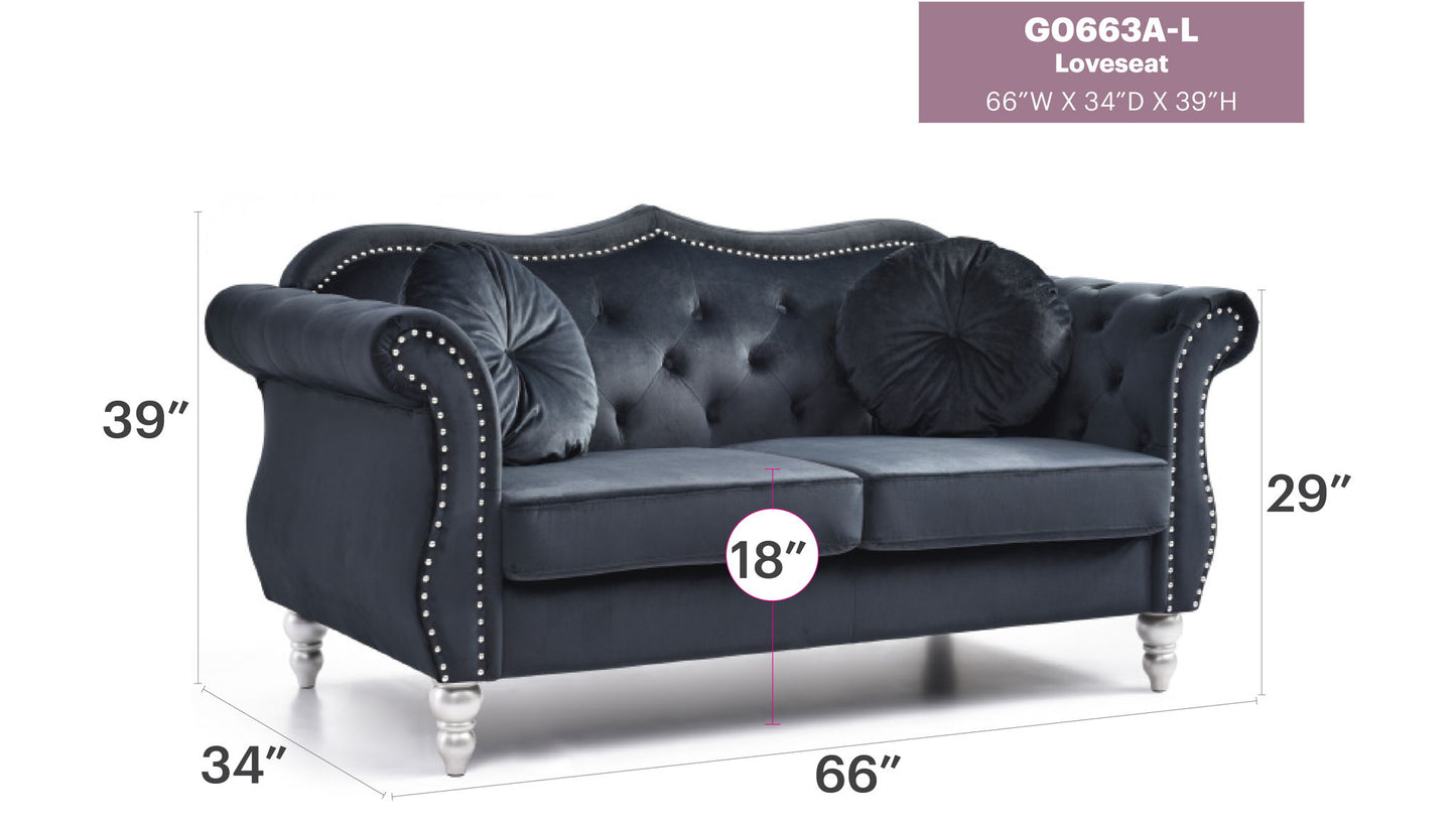 Glory Furniture - Hollywood - Loveseat