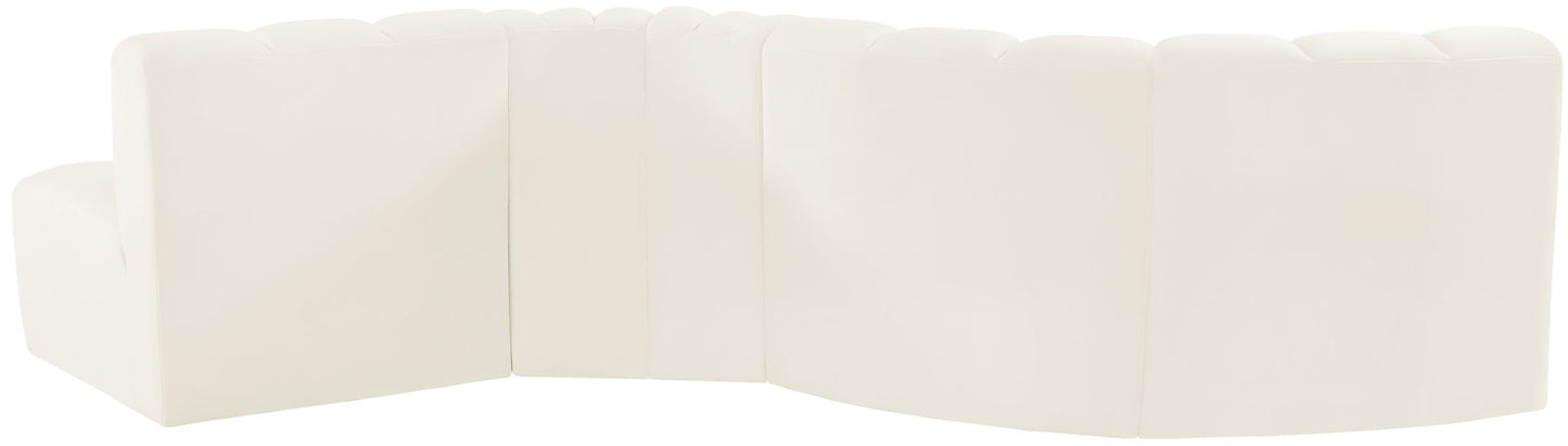 Arc - Velvet 5 Piece Modular Sofa