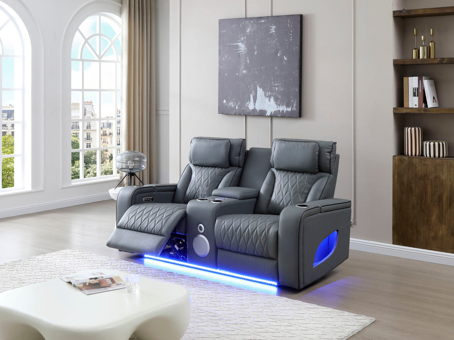 Glory Furniture - Lumin - Reclining Loveseat