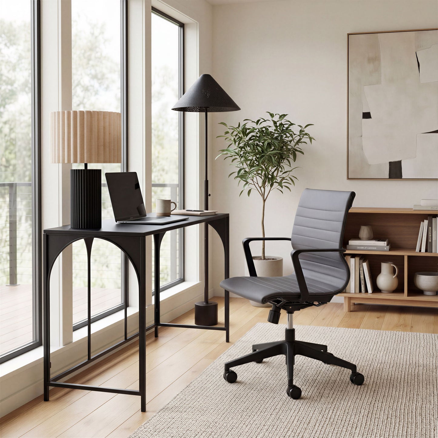 Stacy - Office Chair - Dark Gray