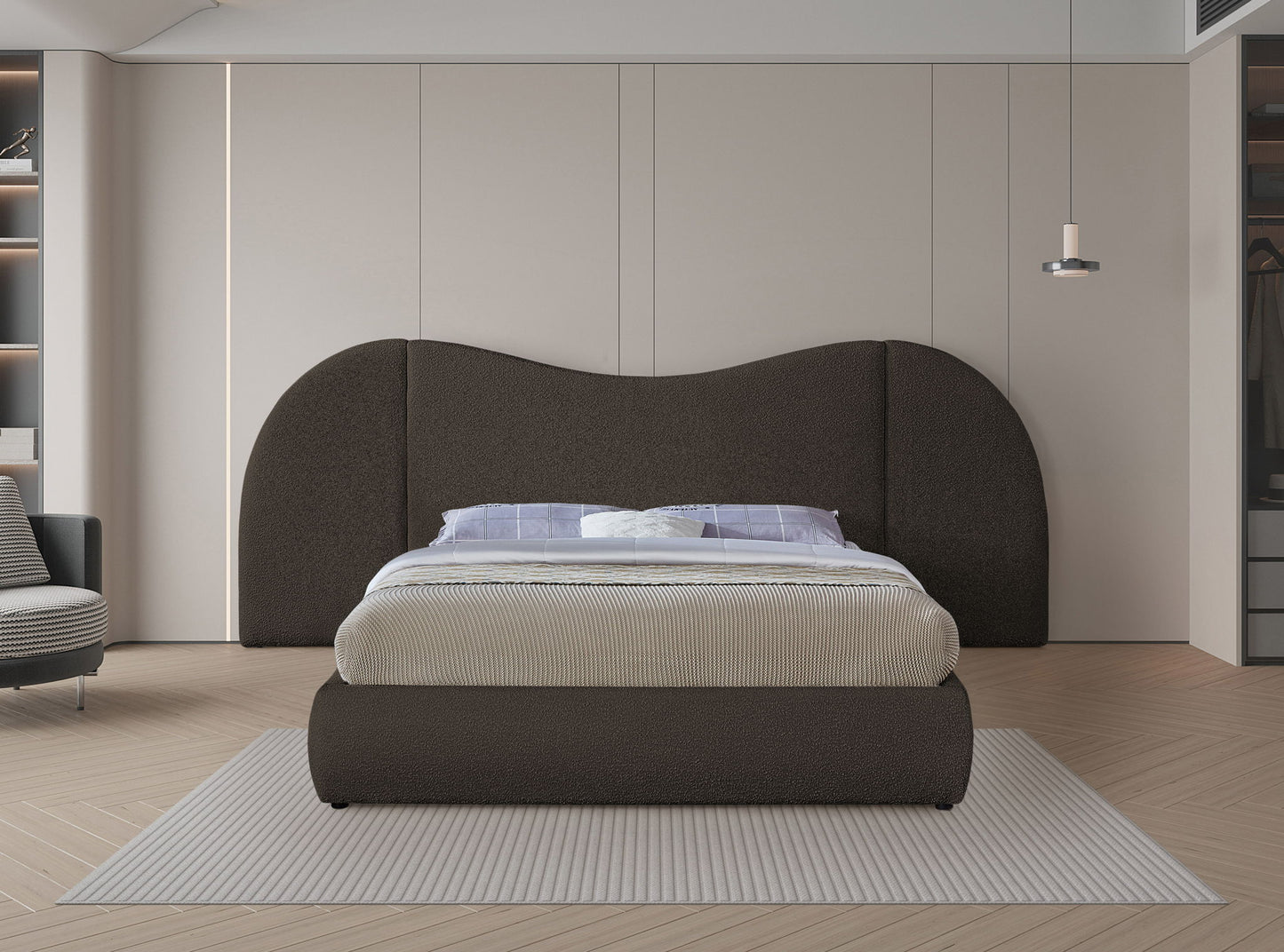 Everest - Boucle Fabric Bed