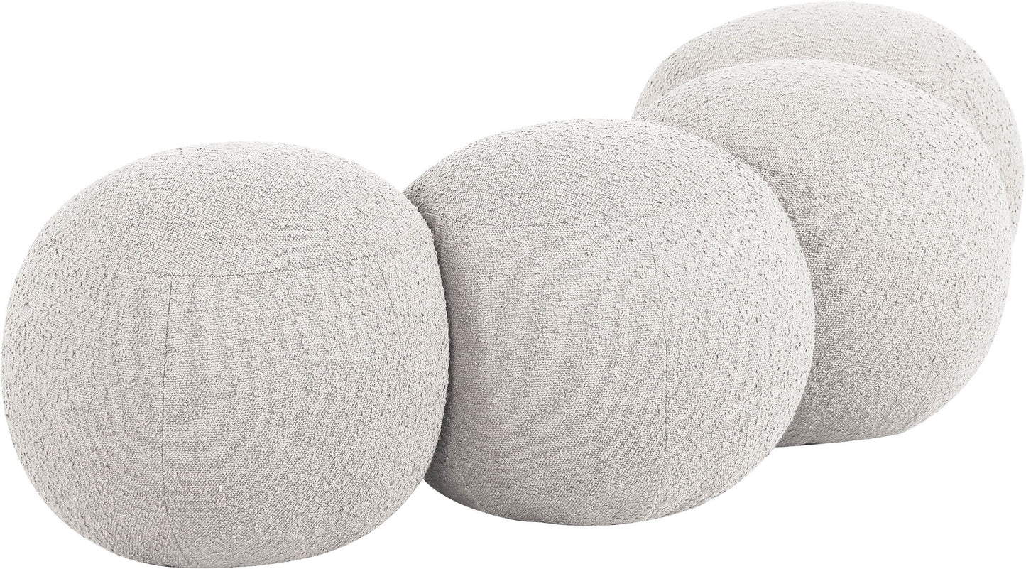 Apollo - Boucle Fabric Bench
