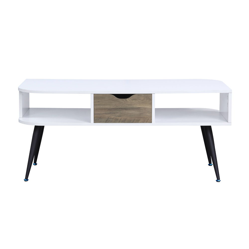 Halima - Coffee Table - White & Black