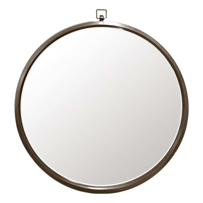 Wall Mirror - Pewter