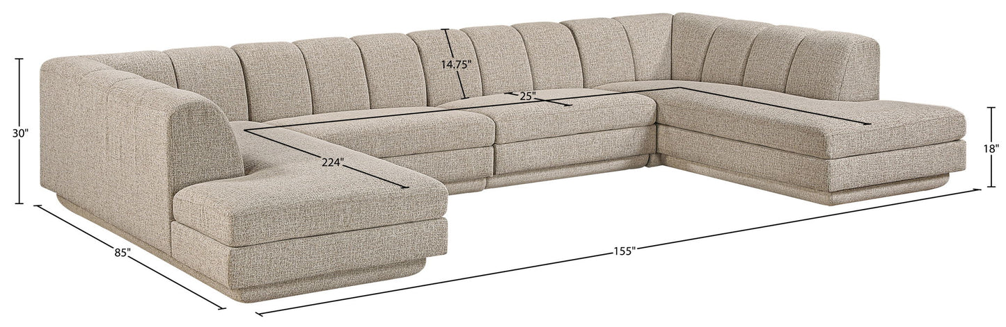 Modari - Sectional - Beige