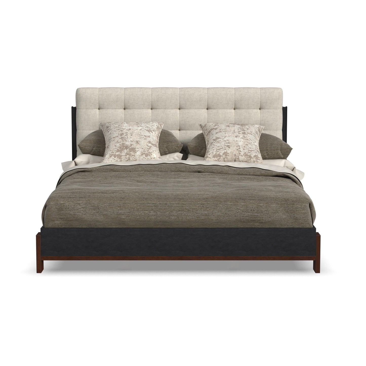 Waterfall - Queen Footboard - Black