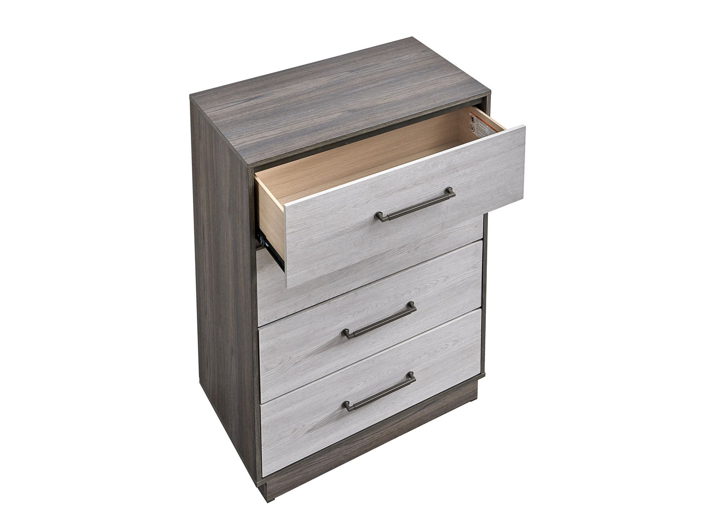 Aberdeen - Chest - Gray / Oak