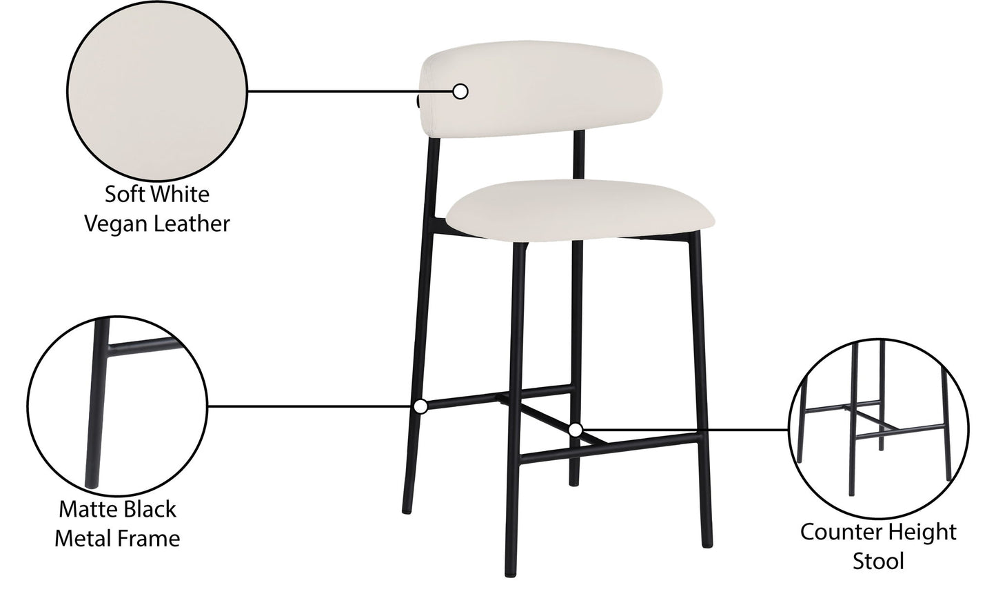 Lupita - Counter Stool (Set of 2)