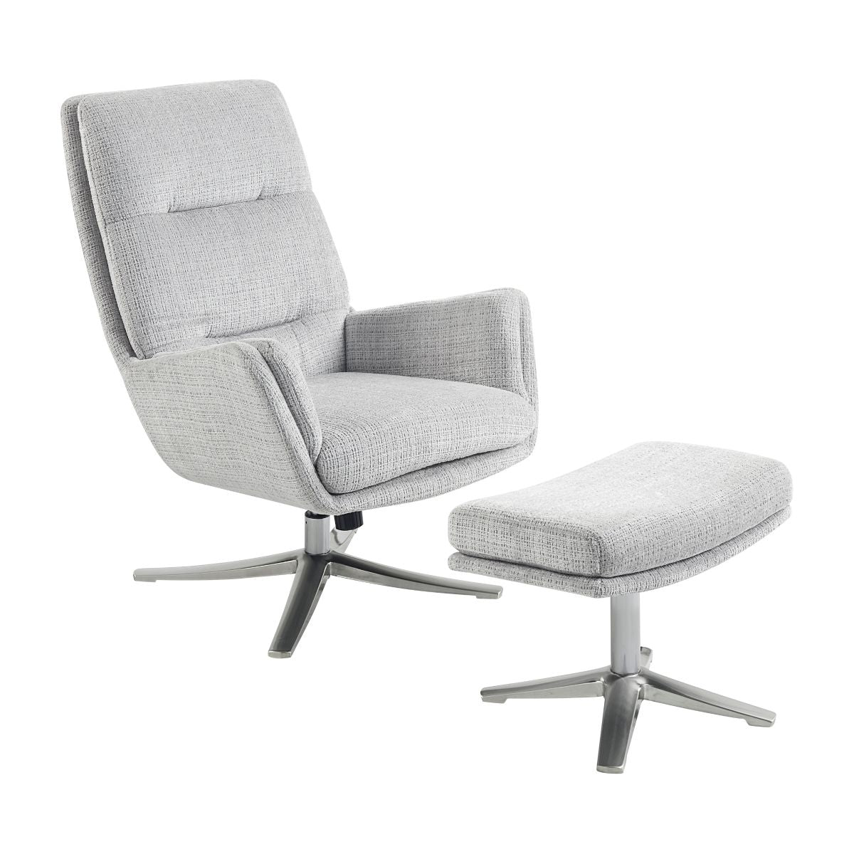 Parker Swivel Chair with Ottoman