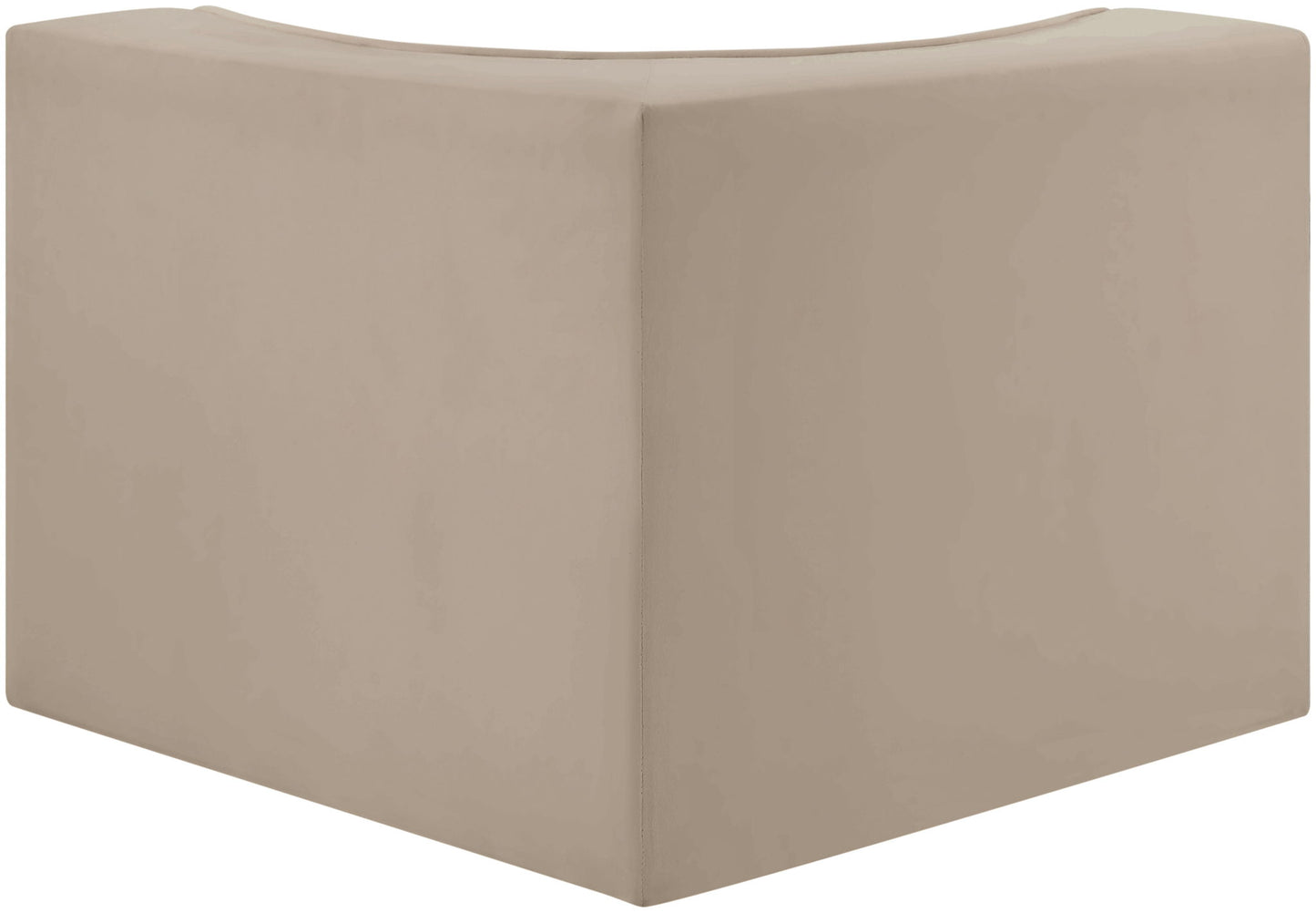 Rummi - Velvet Performance Fabric Upholstered Modular Corner Chair