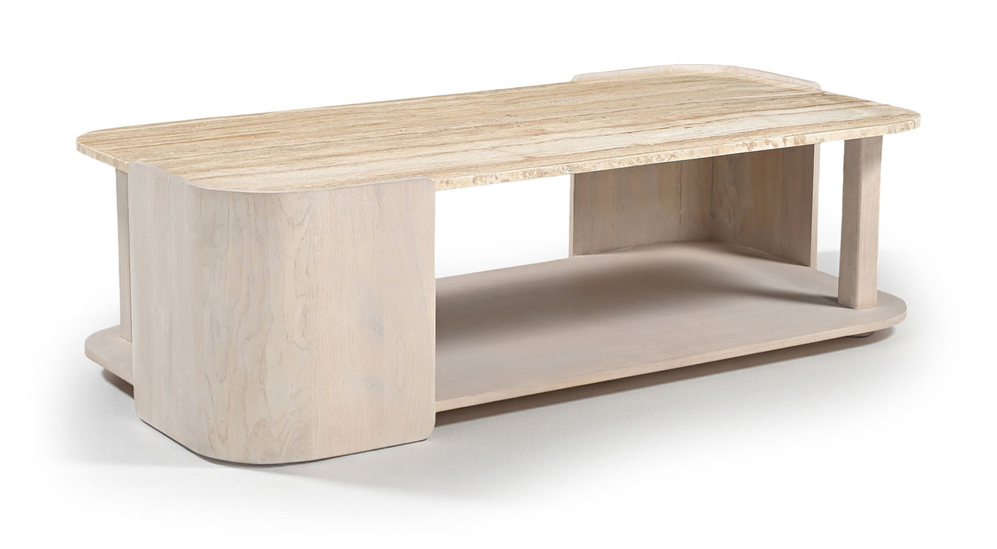 Calabria - Marble And Oak Wood Table