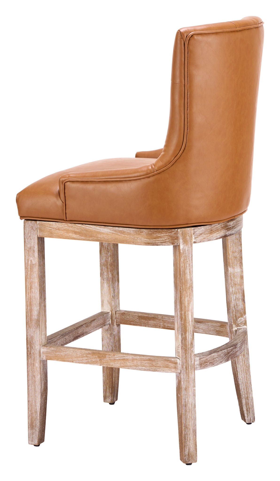 Nuby - Swivel Barstool - Brown