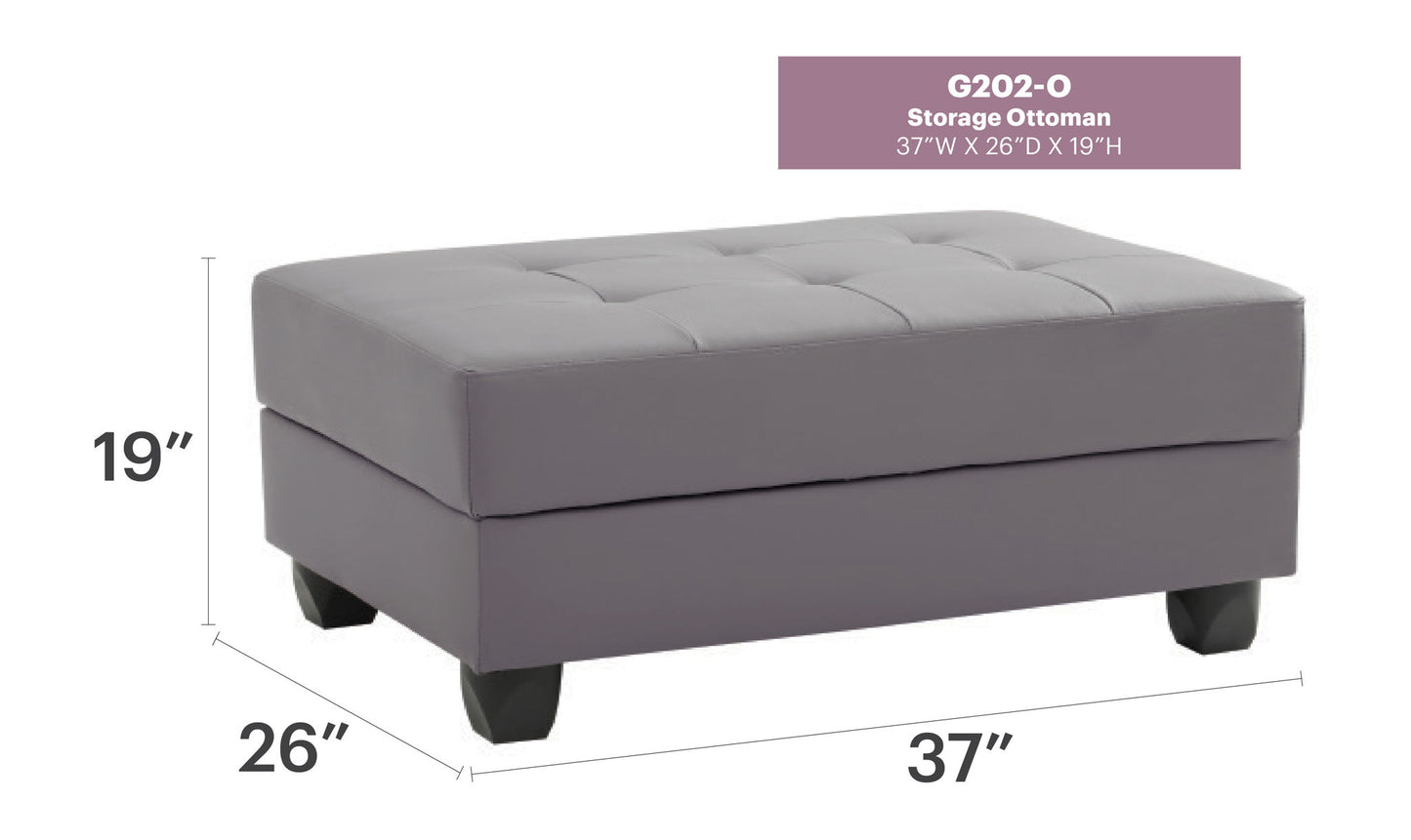 Nyla - Ottoman - Gray