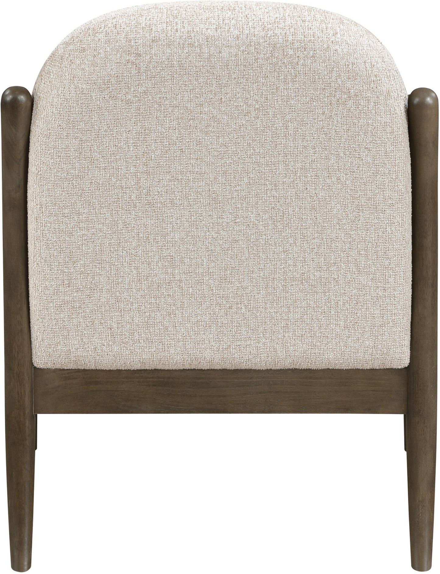 Helmsley - Performance Fabric Upholstered Accent Chair - Brown Frame