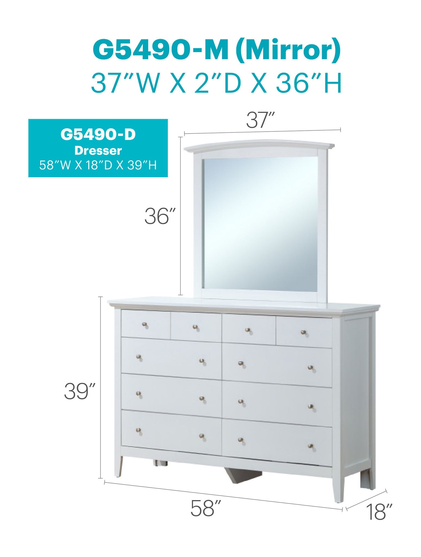 Glory Furniture - Hammond - Dresser