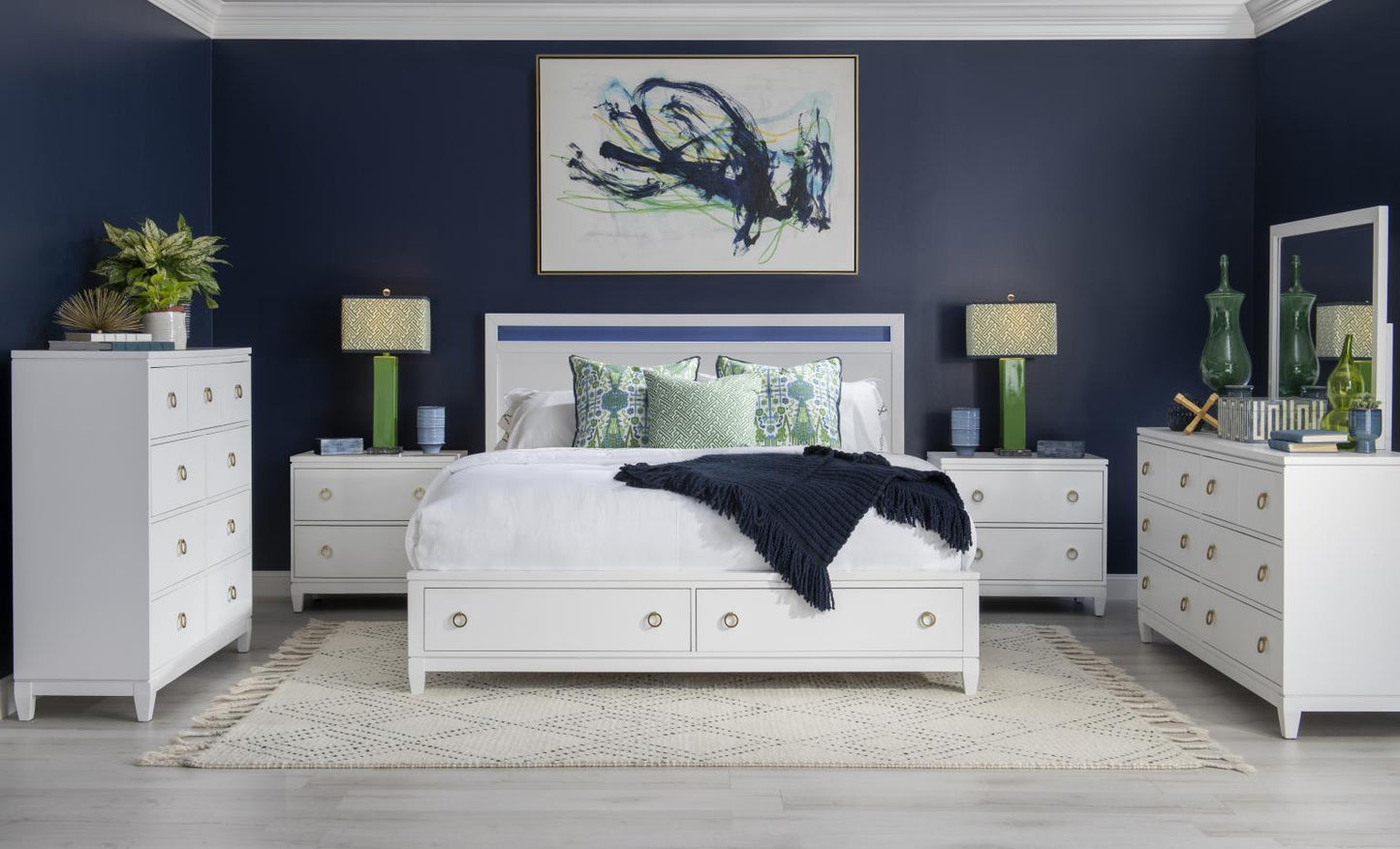Summerland - Complete Panel Bed With Storage