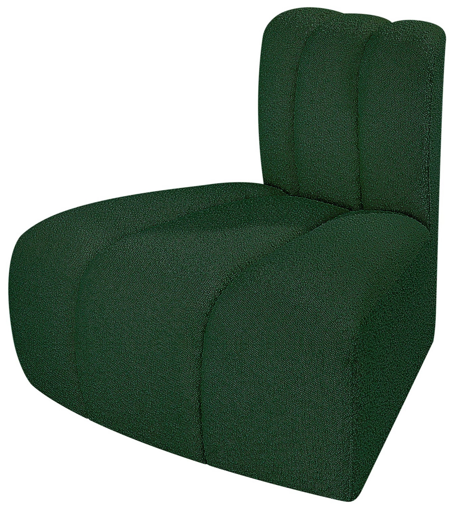 Arc - Boucle Fabric Reverse Corner