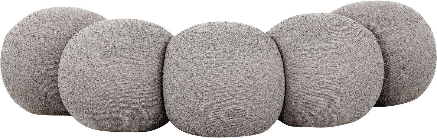 Apollo - Boucle Fabric Bench