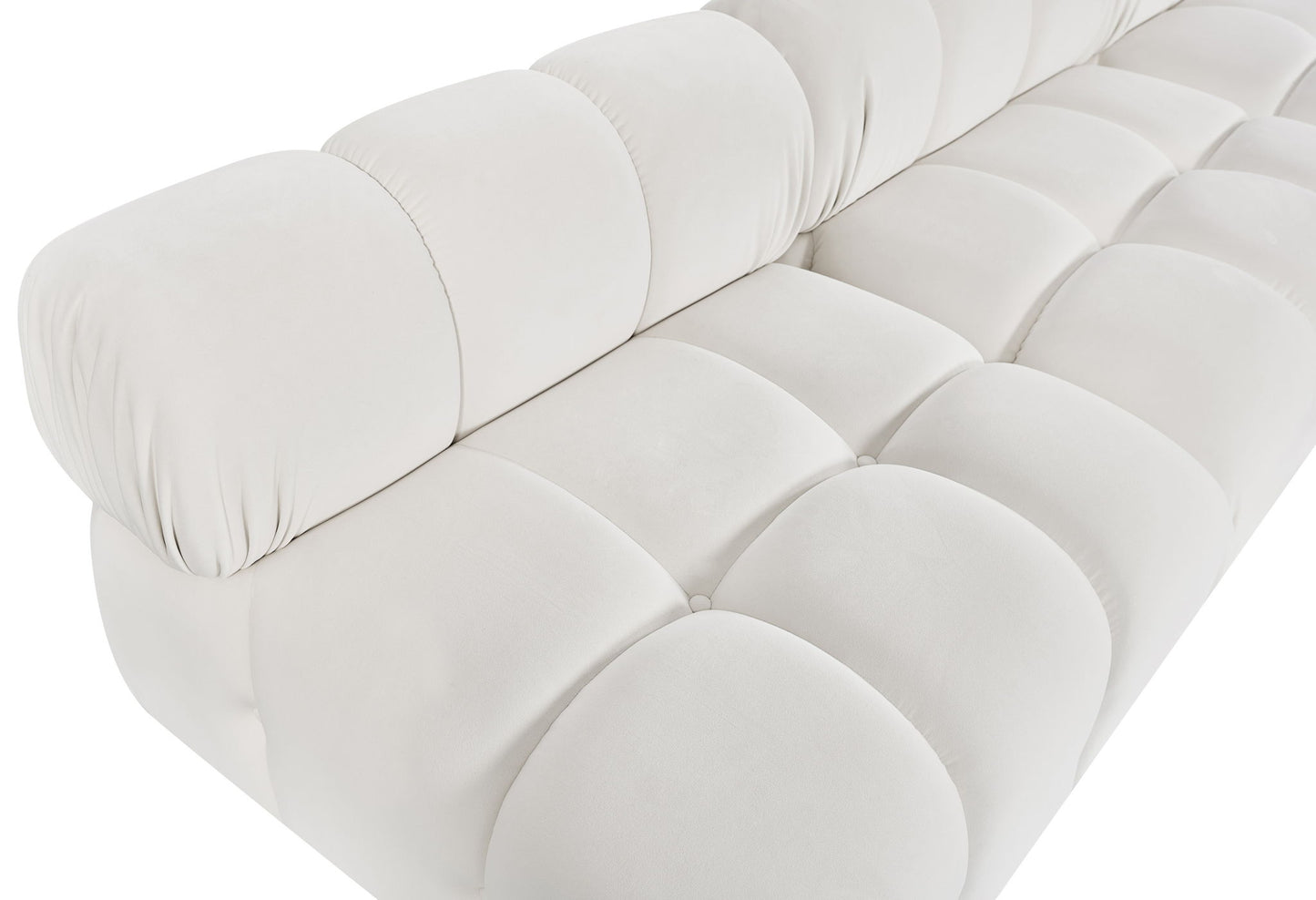 Orin - Velvet 6 Piece Modular L-Shaped Sectional