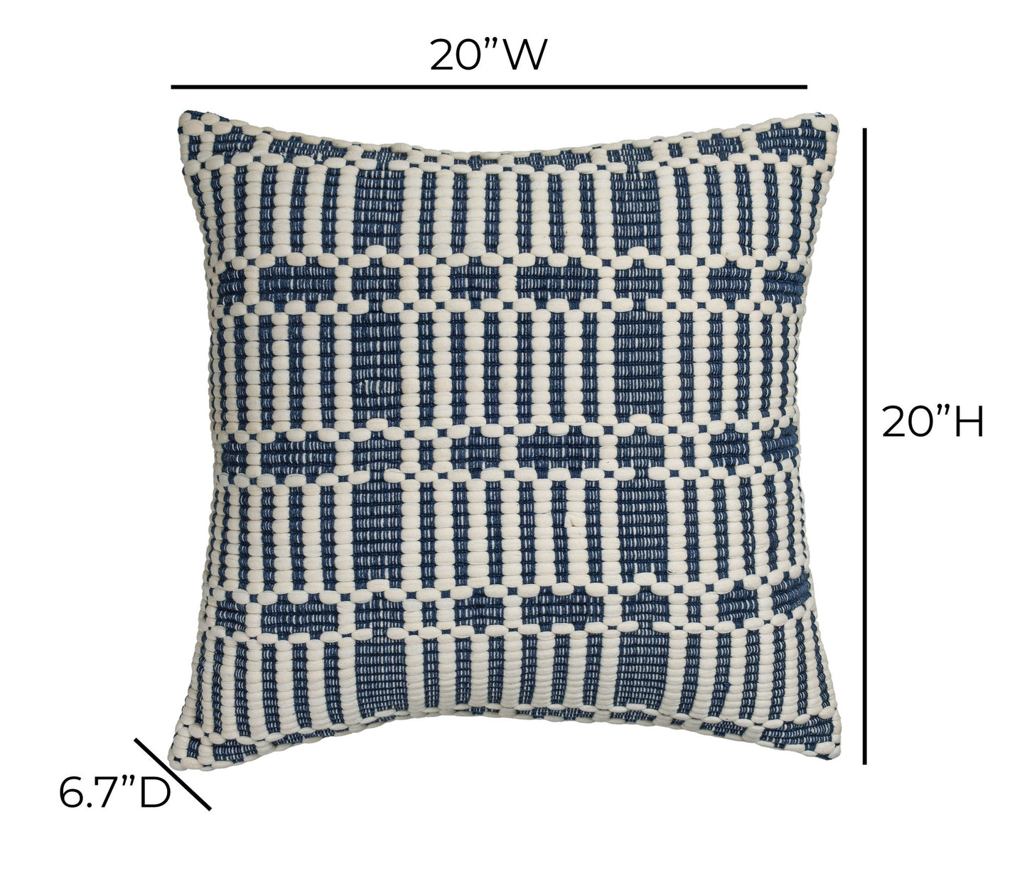 Maresh - 20" Square Woven Pillow