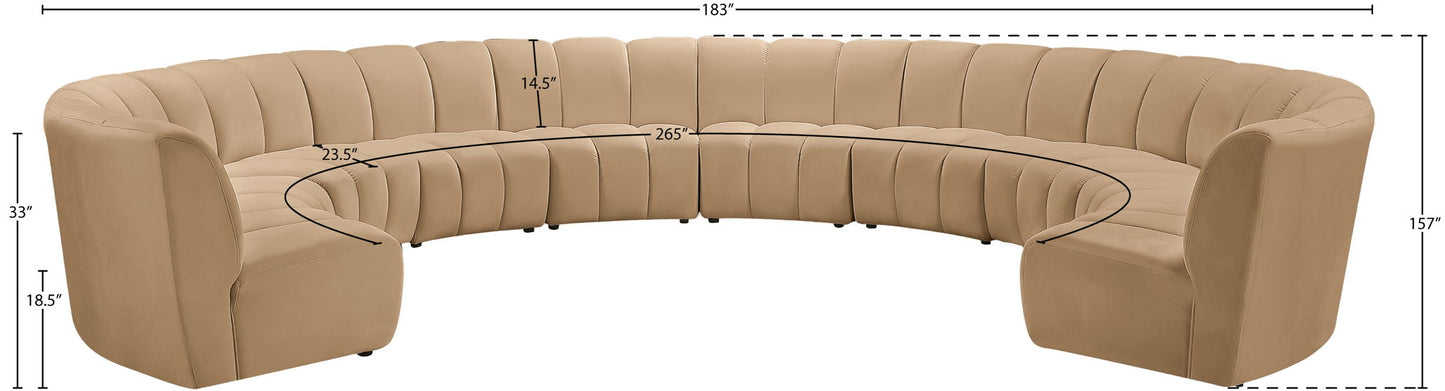 Infinity - 10 Piece Modular Sectional - Camel