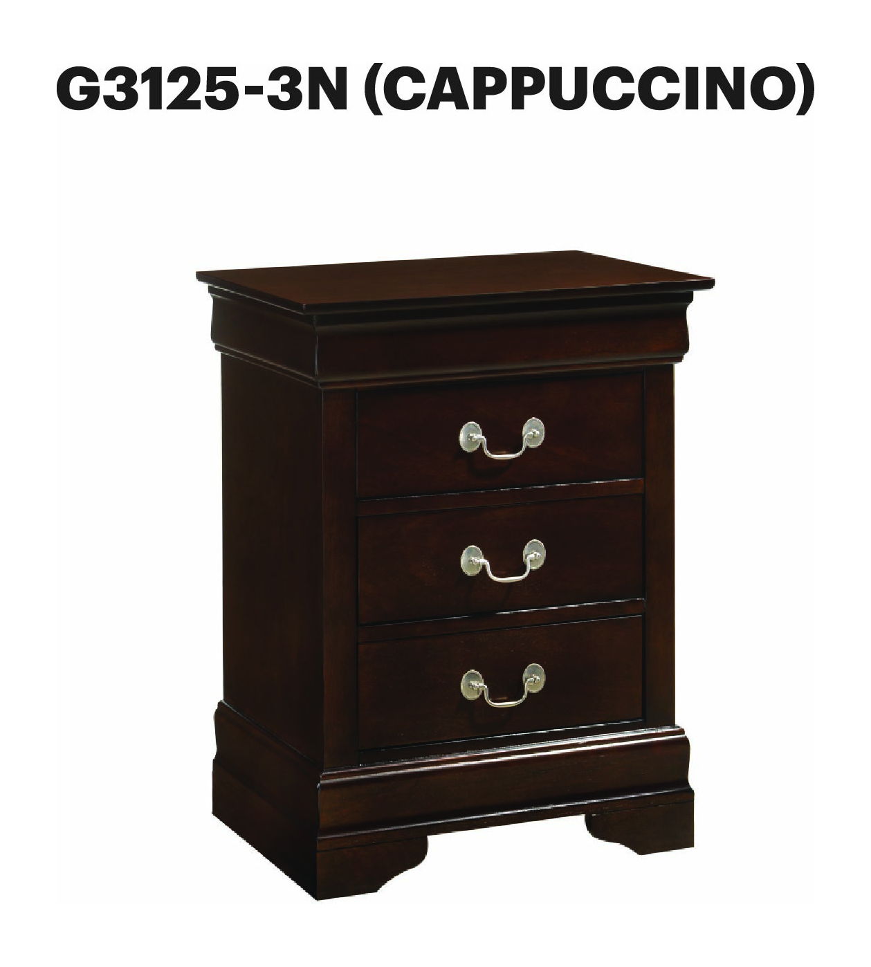 Glory Furniture - Louis Phillipe - Nightstand
