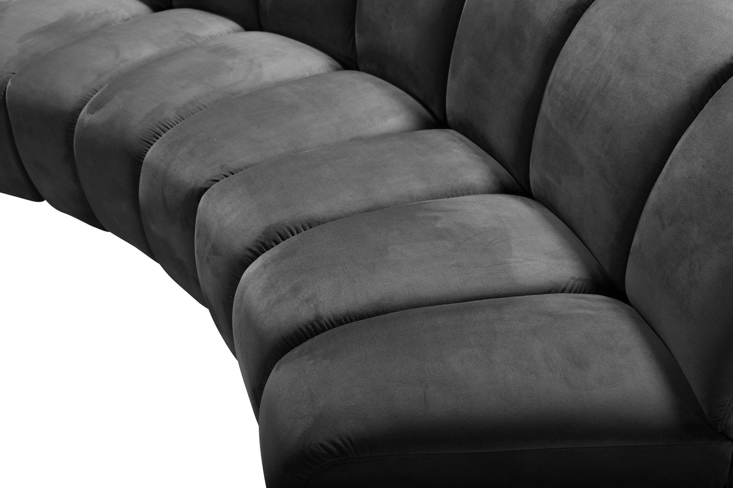Infinity - 4 Piece Velvet Modular Sectional