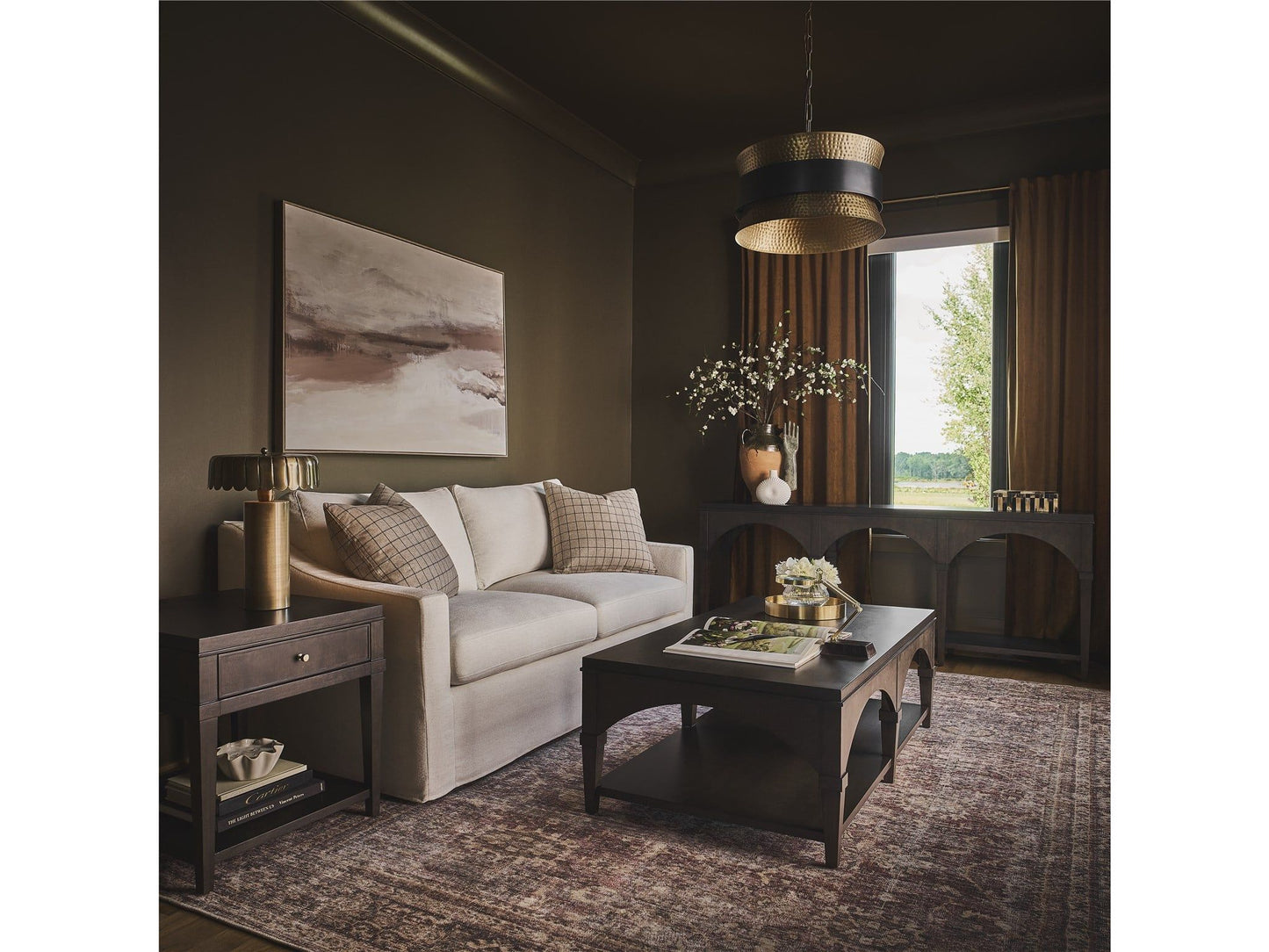 Fenwick - Console - Dark Brown