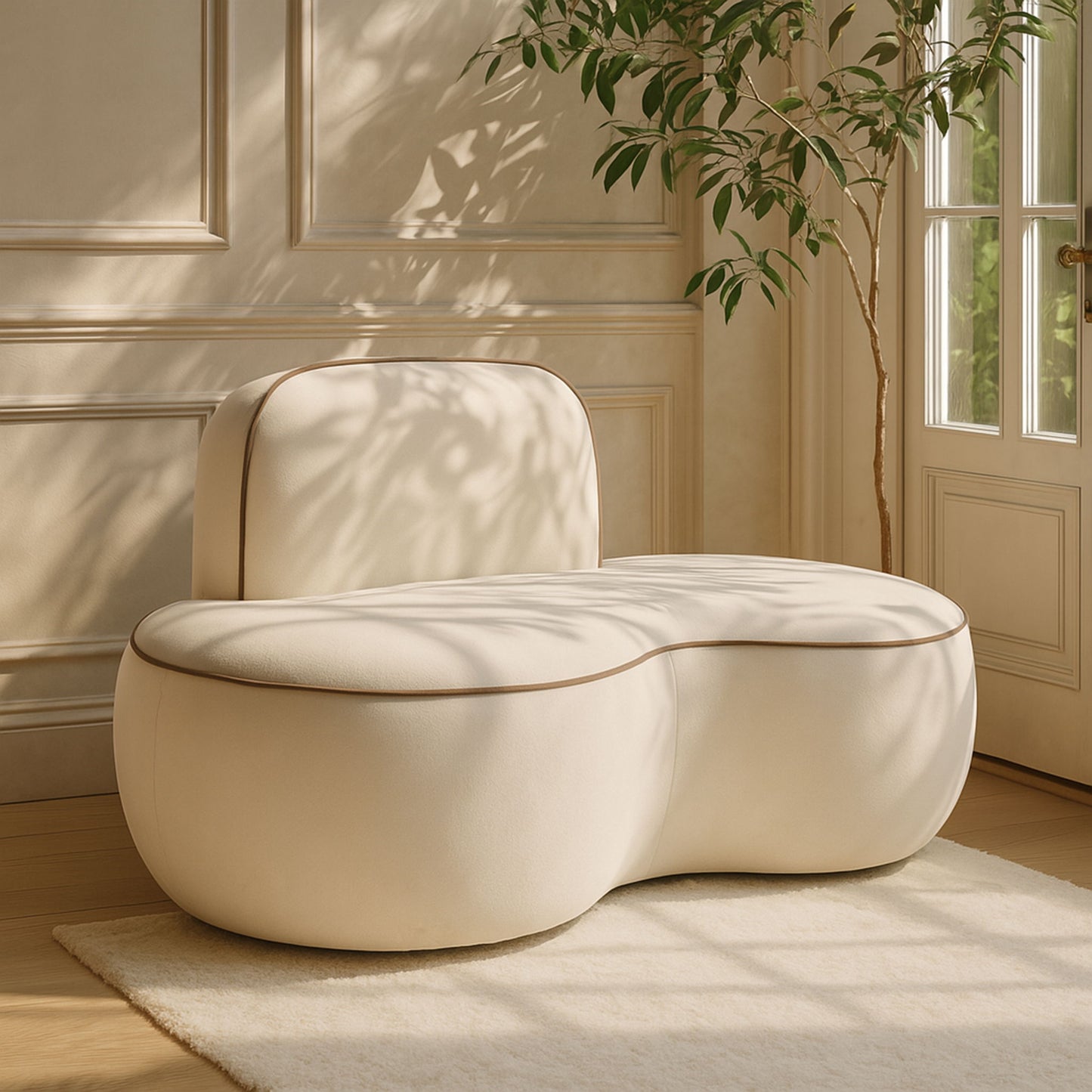 Swerve - Velvet Upholstered Chair