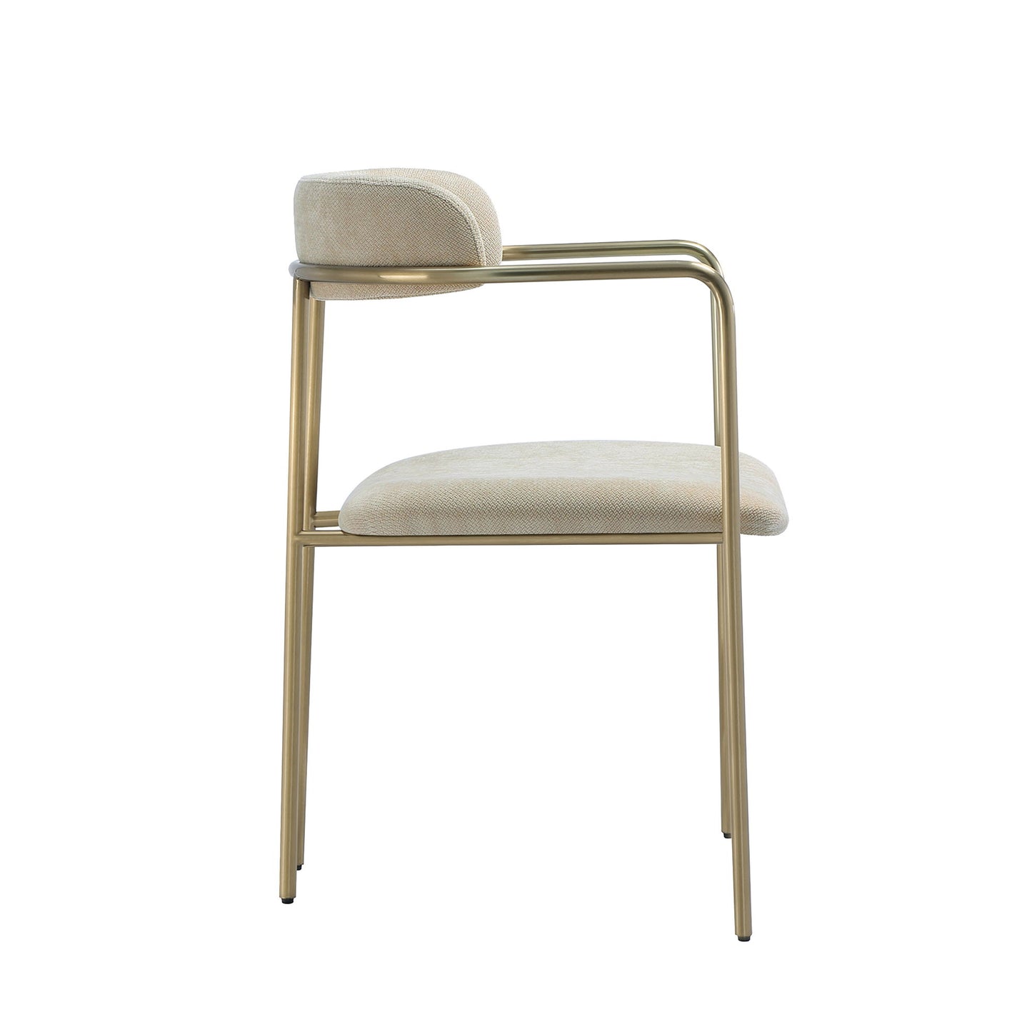 Manhattan Serene - Metal Upholstered Dining Chair