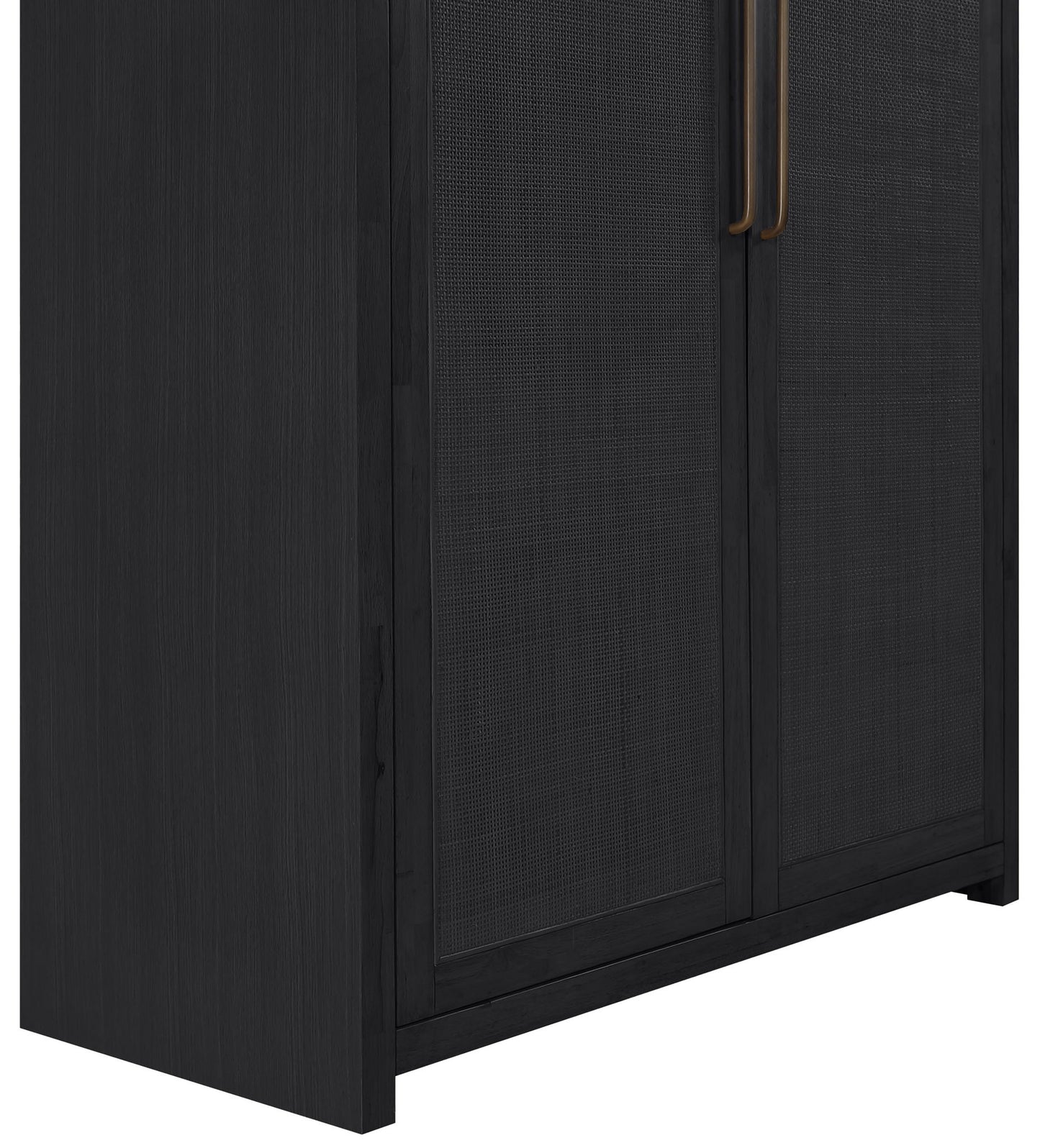 Vana - Solid Wood, Oak Veneer And Stainless Steel Storage Cabinet