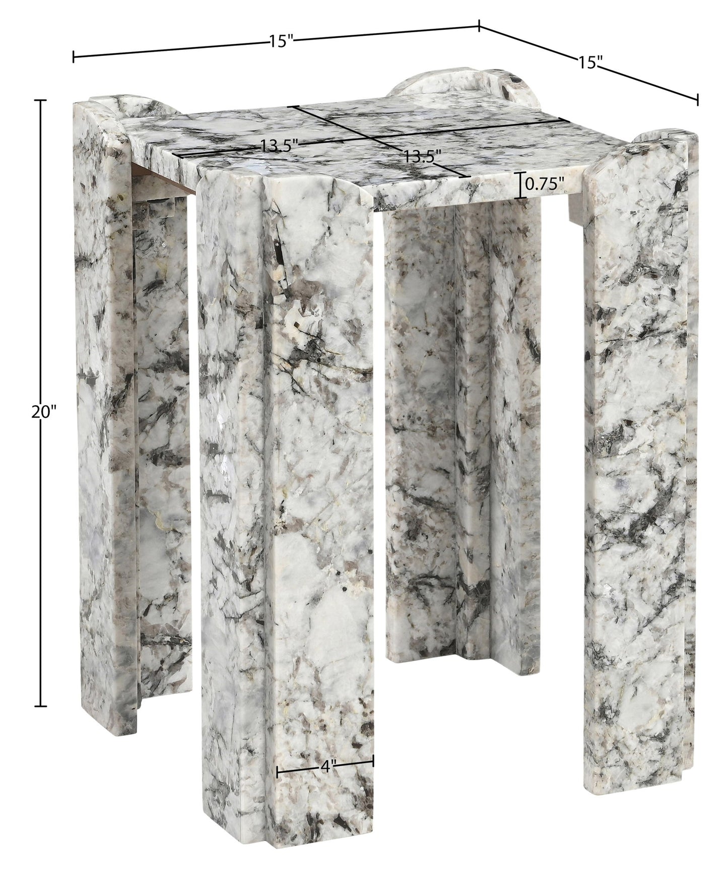 Ravello - Genuine Marble Table