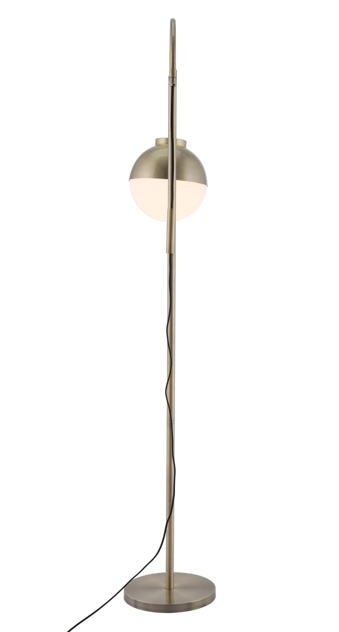 Waterloo - Floor Lamp - White / Bronze