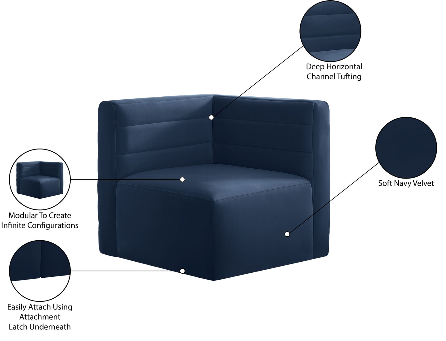 Quincy - Modular Corner Chair