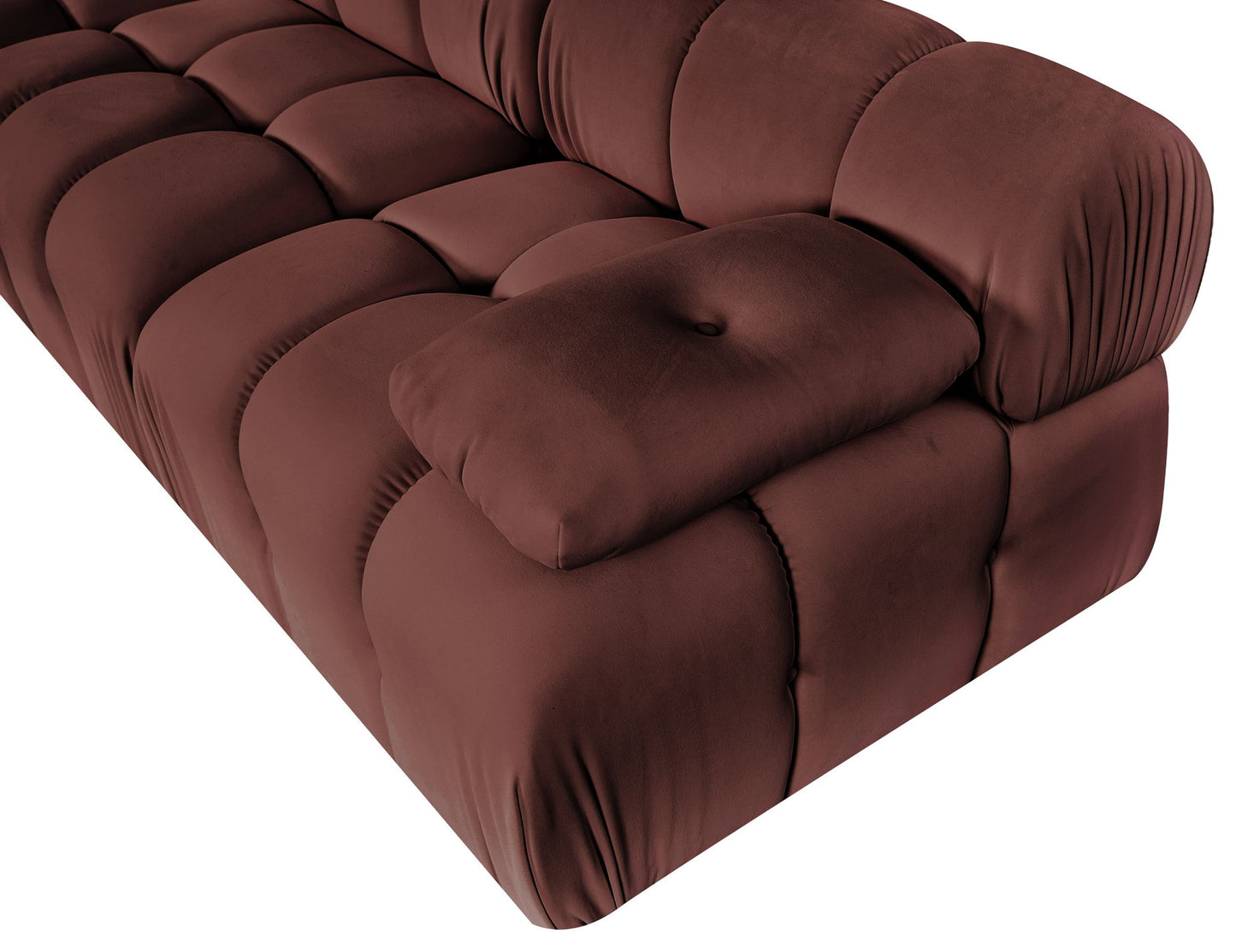 Orin - Velvet 3 Piece Modular Sofa