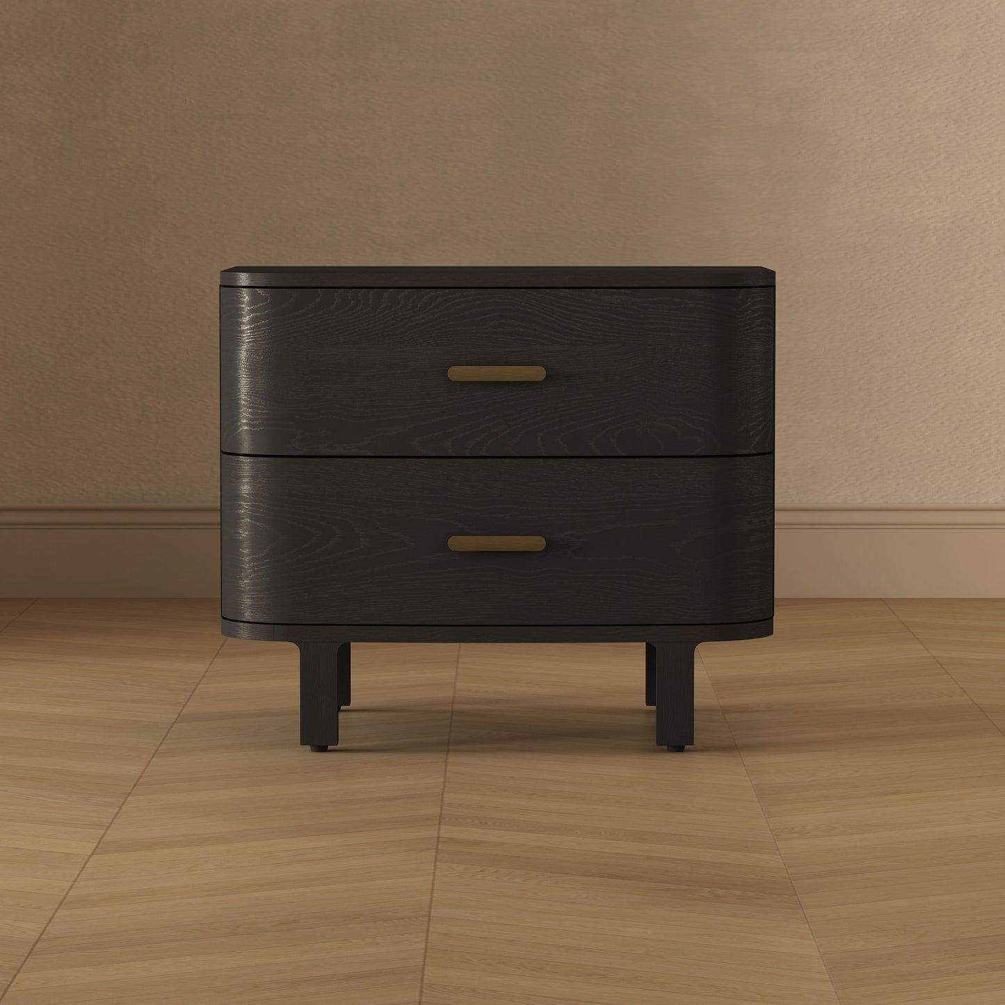 Manhattan Solara - Solid Wood Nightstand