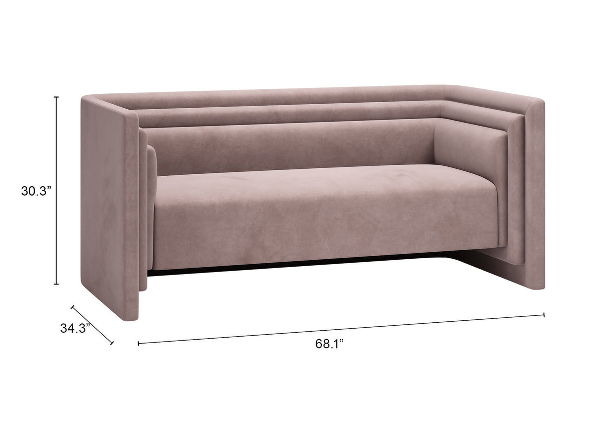 Trippel - Loveseat - Taupe